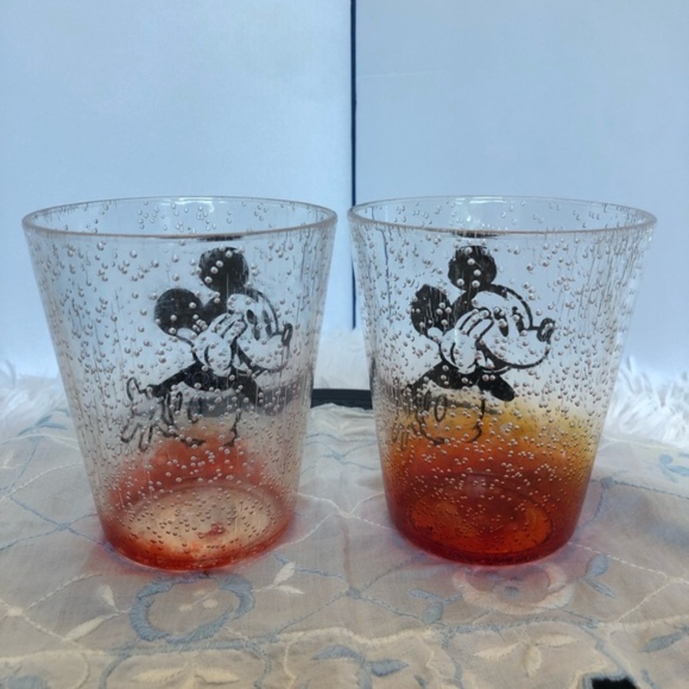 Vintage Mickey Mouse Tumblers Set of 3